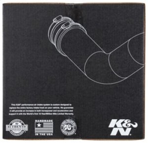 GMC Sierra 2500 Performance Air Intake - K&N Engineering - Blackhawk - Black - `07-`10